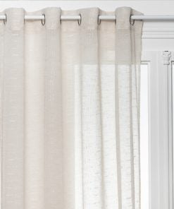 Fred Flocked Printed Curtain