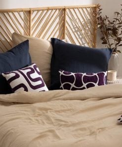 Safina Jacquard Cushion Purple