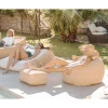 Mx Home X L argeFloating Pouf Raffia Effect Mx Home X L argeFloating Pouf Raffia Effect