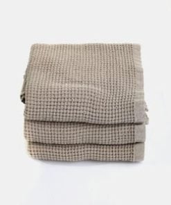 Set Of 3 Towel Cotton Deco Arki