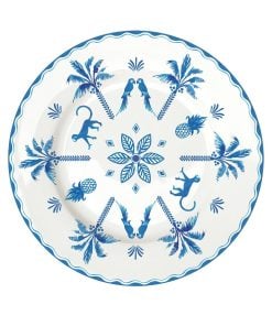 Easy Life Blue Dessert Plate Exotic Vibes