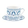 Easy Life Breakfast Cup With Blue Plate Exotic Vibes Easy Life Breakfast Cup With Blue Plate Exotic Vibes
