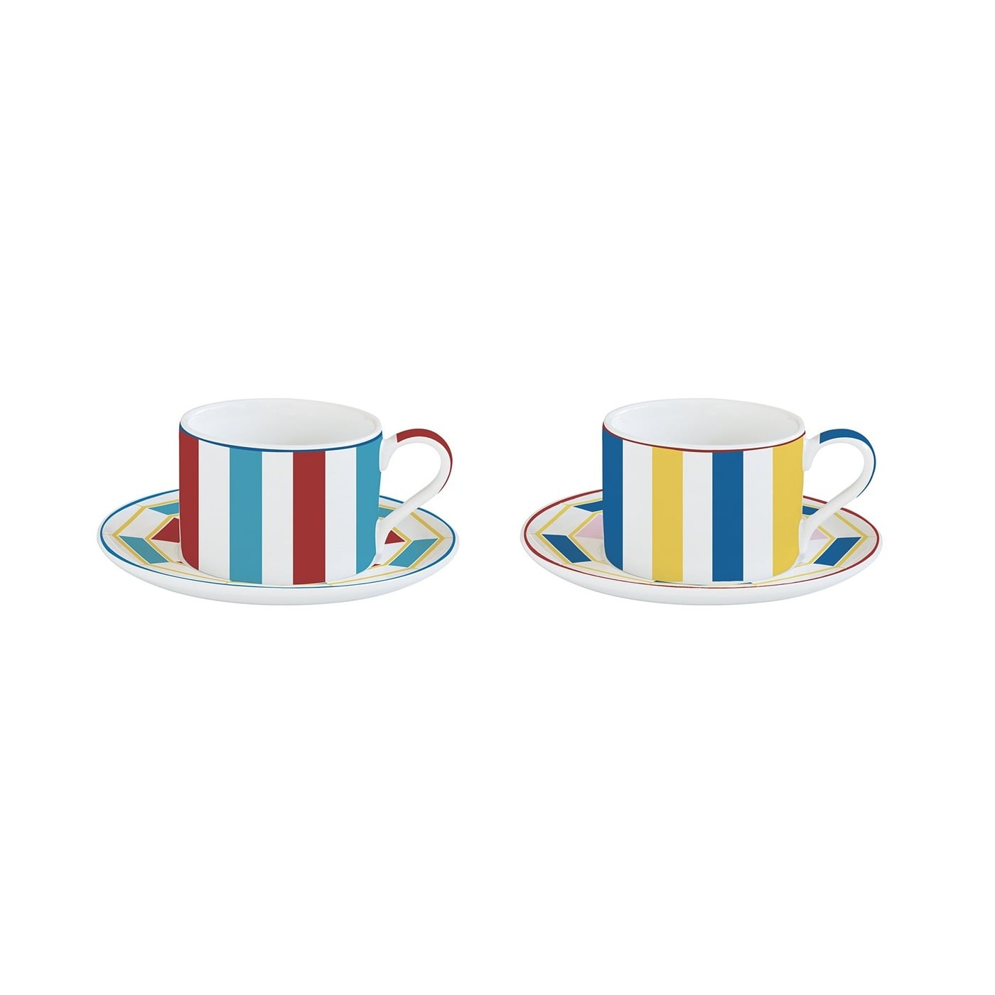I136150 Easy Life Set Of 2 Cups & Saucers