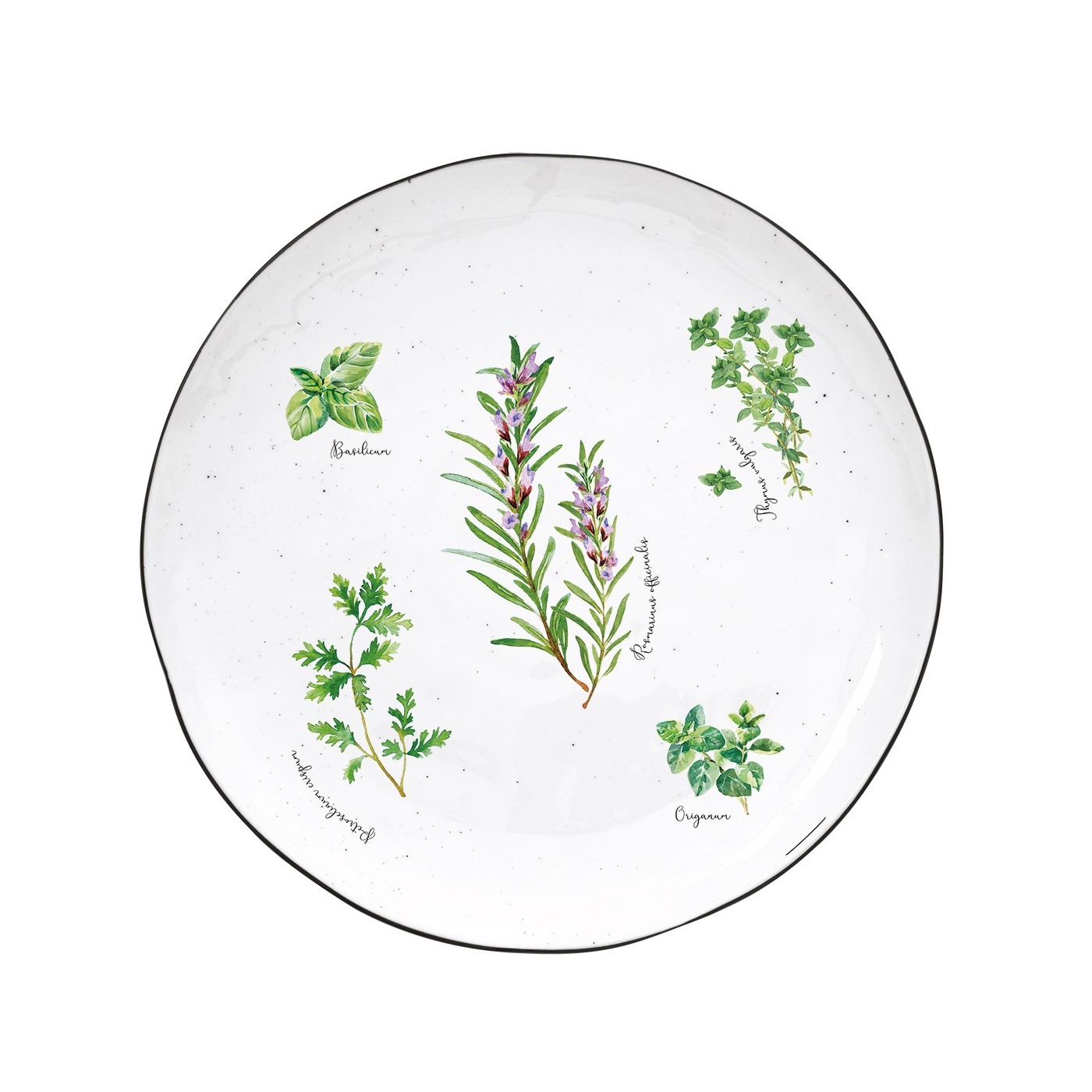 I136159 Easy Life Dinner Plate Herbarium