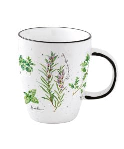 Easy Life Porcelain Mug Herbarium
