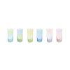 Easy Life Rainbow Set Of 6 Multicolor Tumbler Glasses