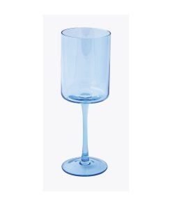 Easy Life Set Of 2 Rainbow Blue Long Wine Glasses