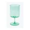 Easy Life Set Of 2 Rainbow Green Short Wine Glasses