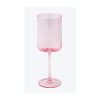 Easy Life Set Of 2 Rainbow Pink Long Wine Glasses Easy Life Set Of 2 Rainbow Pink Long Wine Glasses