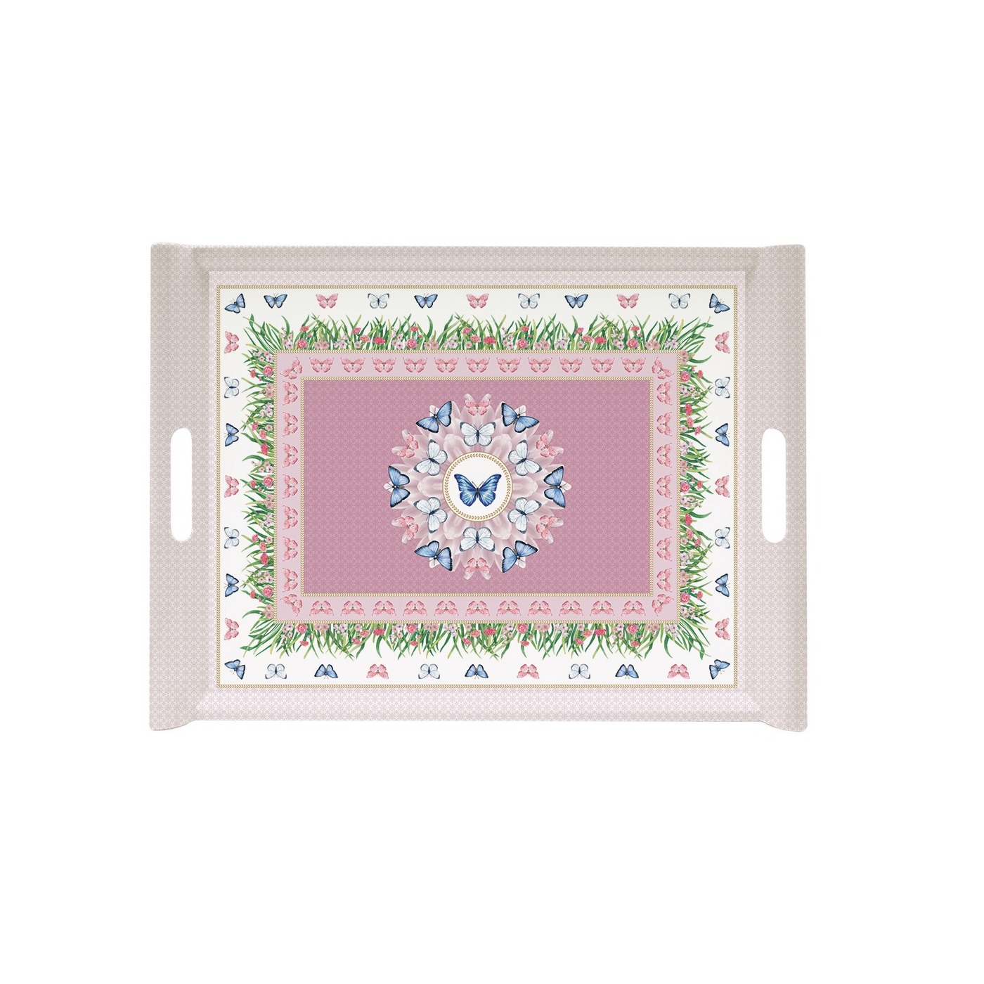 I136285 Easy Life Spring Parade Tray With Handles