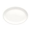 Easy Life Tiffany White Oval Serving Plate