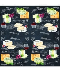 Easy Life Pack Of 20 Paper Napkins World Of Cheese