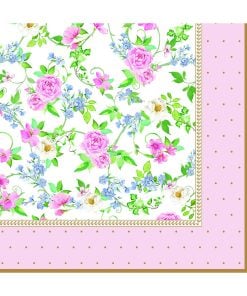 Easy Life Pack Of 20 Paper Napkins Garden Joy