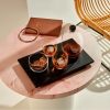 Bottle + 2 Tumblers + Bowl & Wooden Tray Gift Set