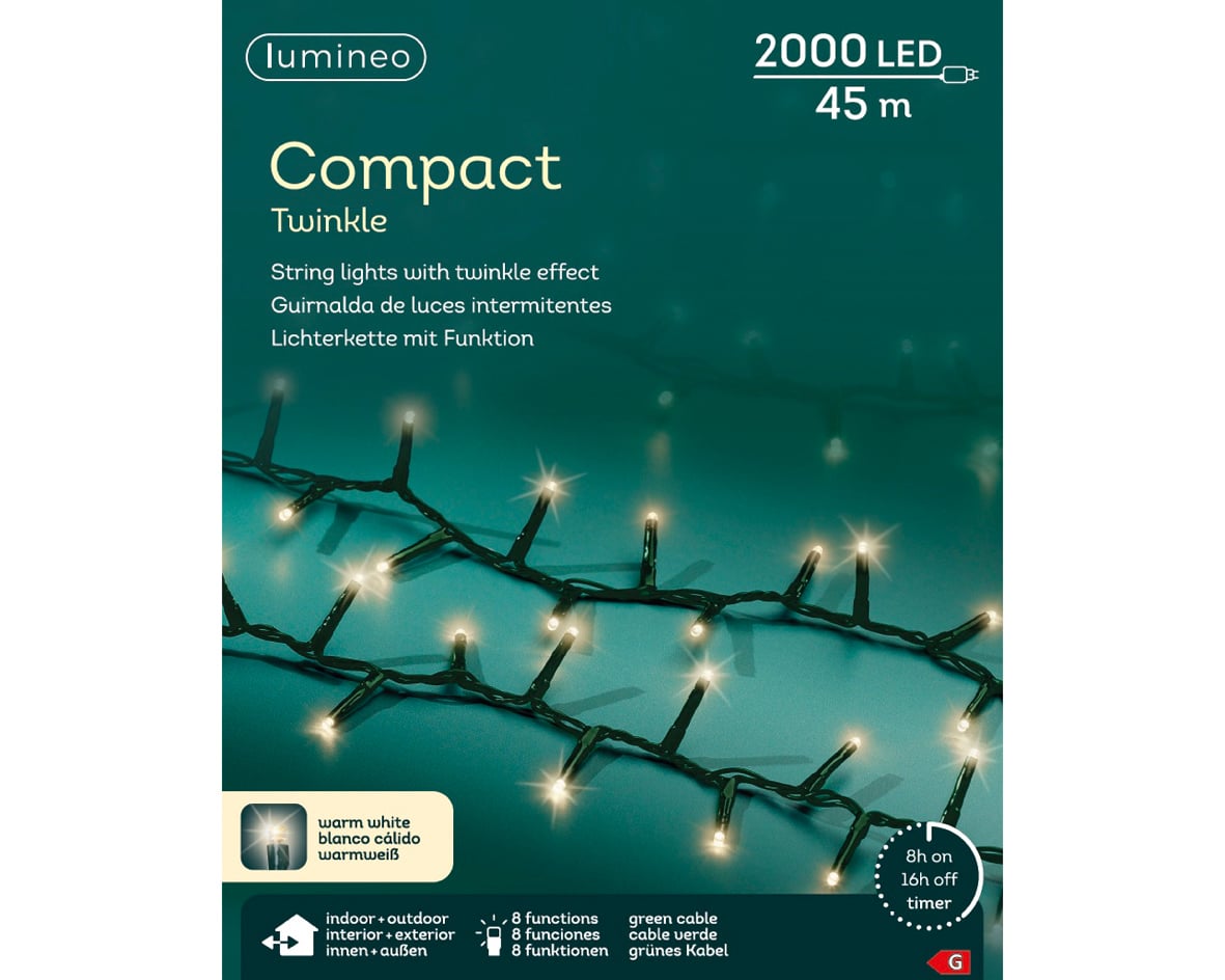 LED compact lights 8 function twinkle effect outdoor LED compact lights 8 function twinkle effect outdoor