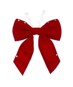 18 X 23" Red Velvet Bow Uv