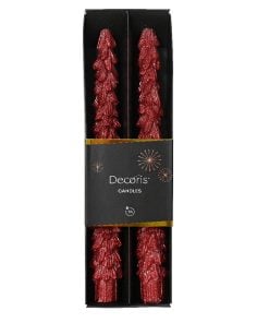Dinner candle paraffin dinner candle tree metallic