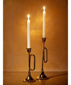 Alternative view of Candleholder aluminium gold