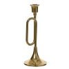Candleholder aluminium gold Candleholder aluminium gold