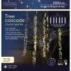 LED tree cascade cluster sparkle effect outdoor