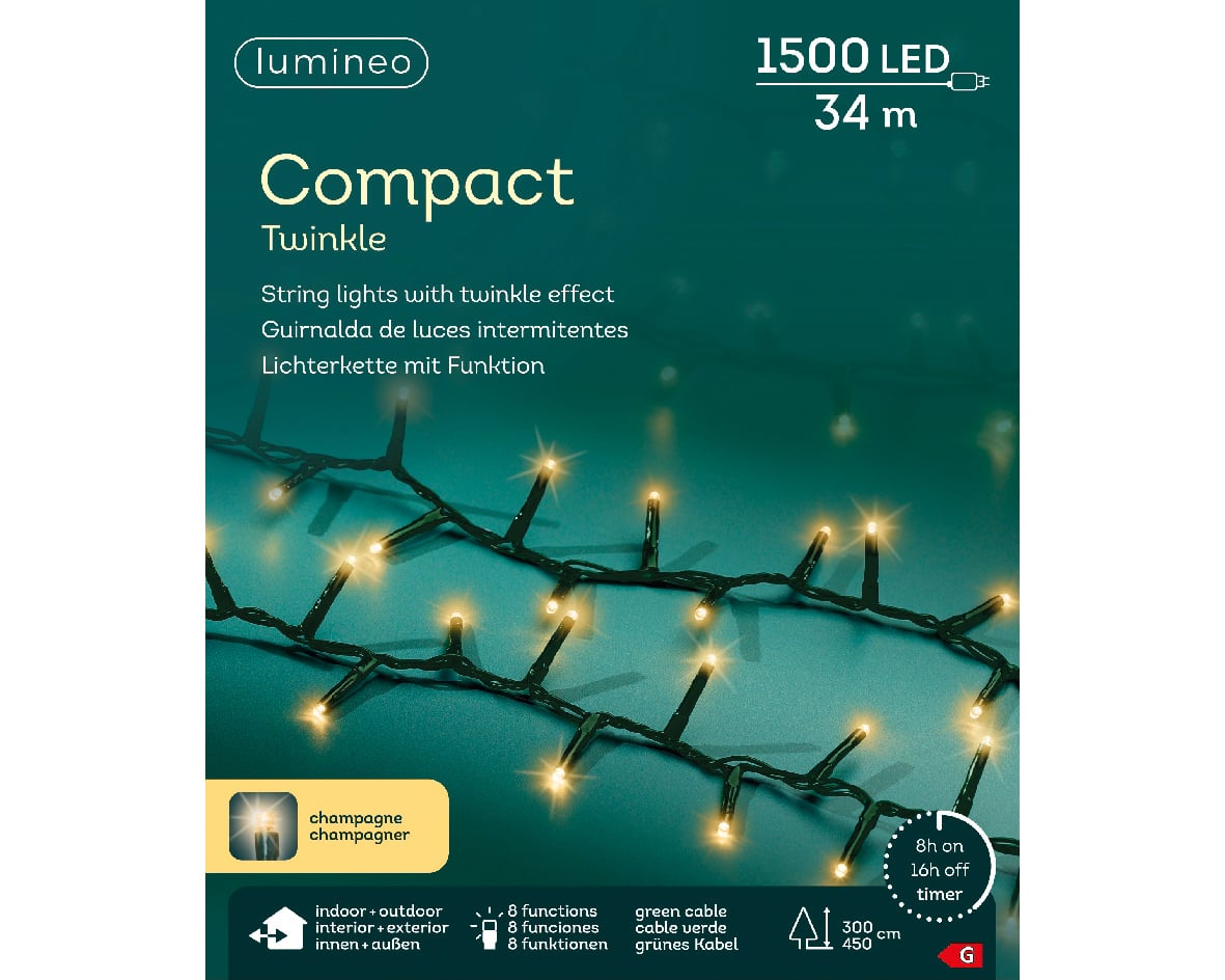 LED compact lights 8 function twinkle effect outdoor LED compact lights 8 function twinkle effect outdoor