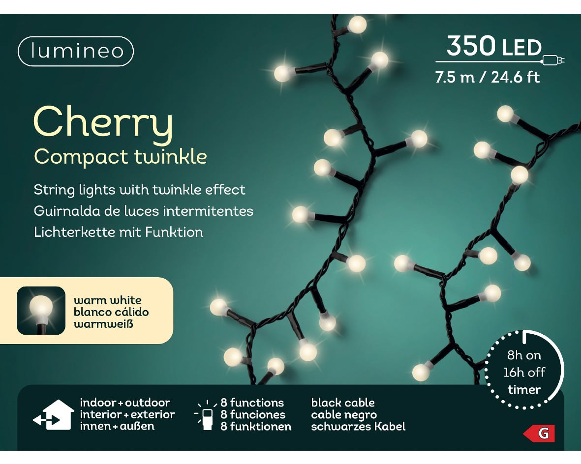 LED cherry lights 8 function twinkle effect outdoor LED cherry lights 8 function twinkle effect outdoor - Image 2