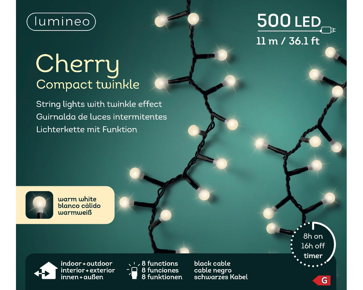 LED cherry lights 8 function twinkle effect outdoor LED cherry lights 8 function twinkle effect outdoor - Image 2