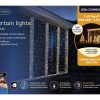 Leds connect curtain lights 8 function twinkle effect outdoor