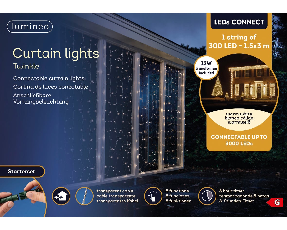 Leds connect curtain lights 8 function twinkle effect outdoor Leds connect curtain lights 8 function twinkle effect outdoor