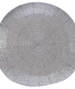 Placemat glass round beads
