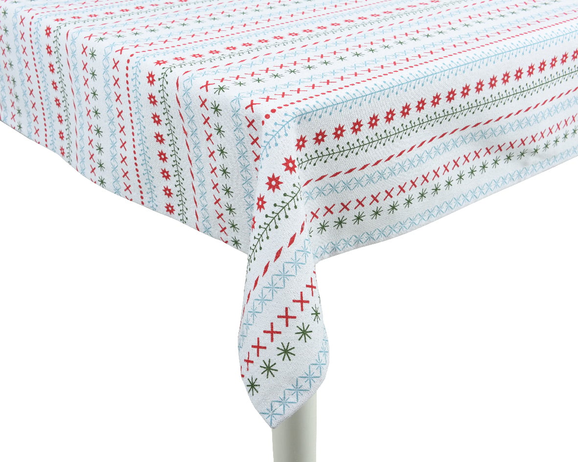 Tablecloth cotton rectangular n/a folklore print blue - green - red Tablecloth cotton rectangular n/a folklore print blue - green - red