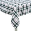 Tablecloth cotton rectangular n/a green and white check Tablecloth cotton rectangular n/a green and white check