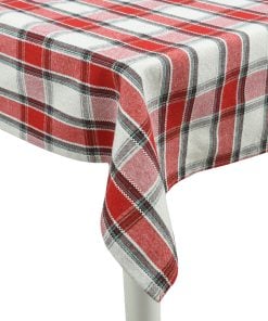 Tablecloth cotton rectangular n/a tartan check
