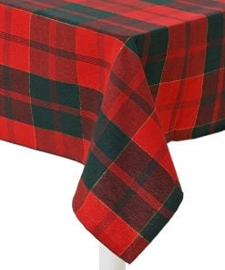 Tablecloth cotton rectangular check