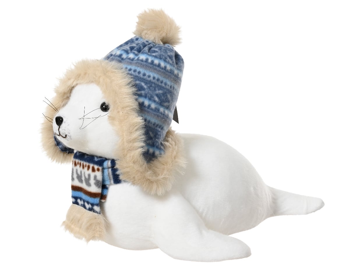 Seal polyester polyester scarf, hat Seal polyester polyester scarf, hat