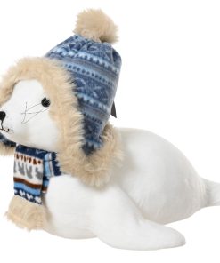 Seal polyester polyester scarf, hat