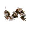 Wh Gld Magnolia Garland 150Cm