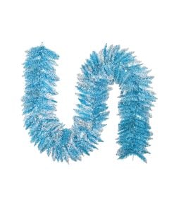 Flocked Baby Blue Garland 280cm