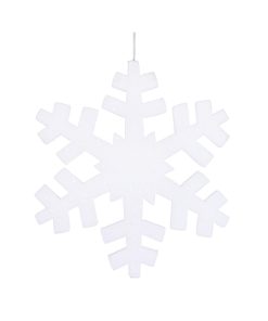 White Gliter Snowflake Or 45Cm