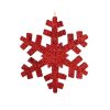Red Glitter Snowflake Or 45Cm