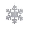 Silver Gliter Snowflake Or 45C