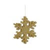 Gold Glitter Snowflake Or 45Cm