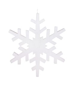 White Outdoor Snowflake 75Cm