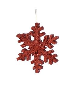 Red Outdoor Snowflake 90Cm