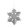 Silver Outdoor Snowflake 90Cm