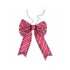 Red-White Nylon Uv Bow 15Cm