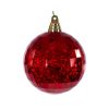 Red Mirror Mercury Orn 10Cm