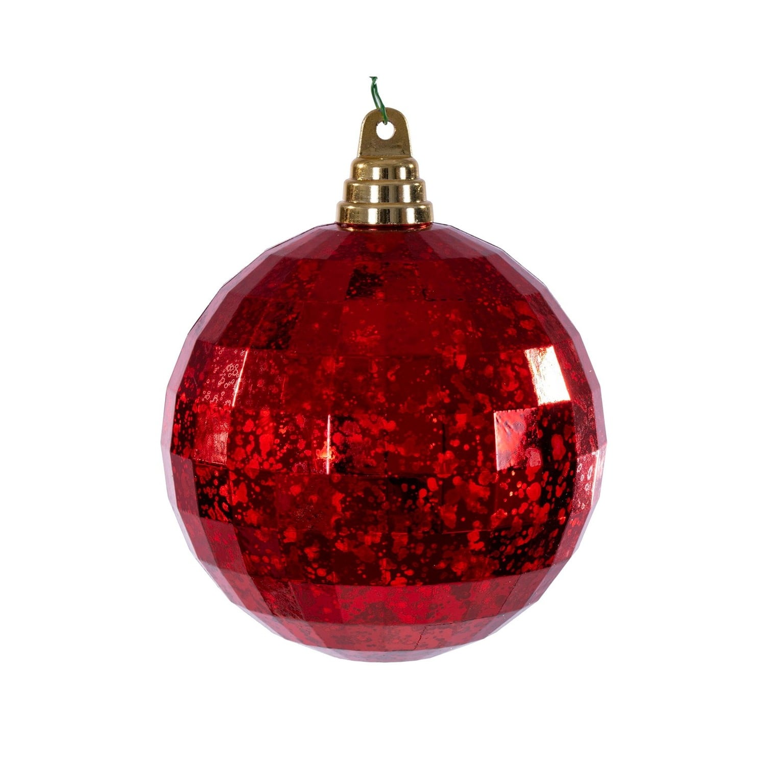 Red Mirror Mercury Orn 10Cm Red Mirror Mercury Orn 10Cm
