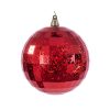 Red Mirror Mercury Orn 20Cm