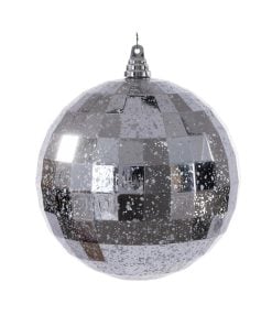 Silver Mirror Mercury Orn 20Cm